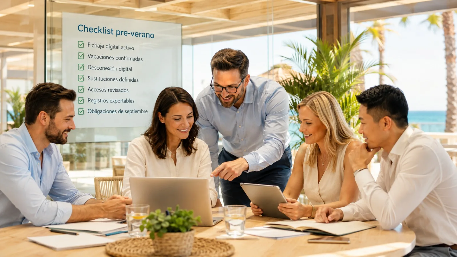 Checklist pre-verano para empresas: fichaje digital al día