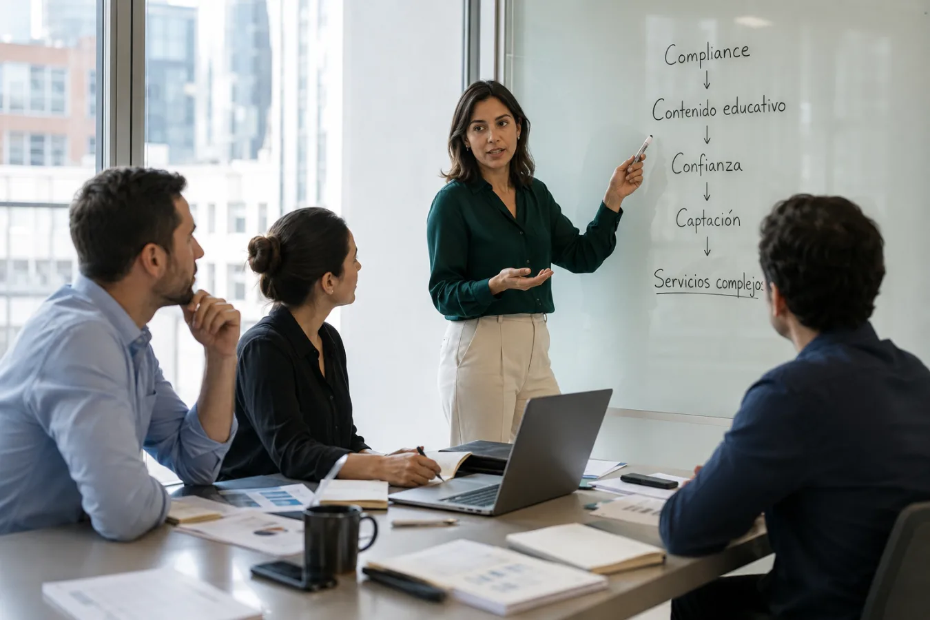 Del compliance a la captación: contenido educativo para vender servicios complejos