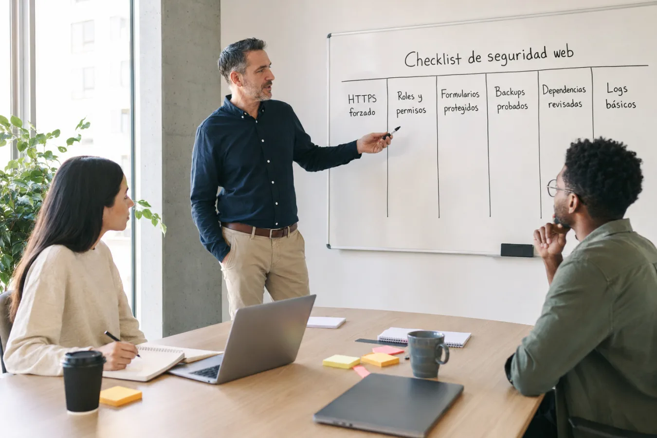 Seguridad web para empresas: el checklist mínimo antes de publicar