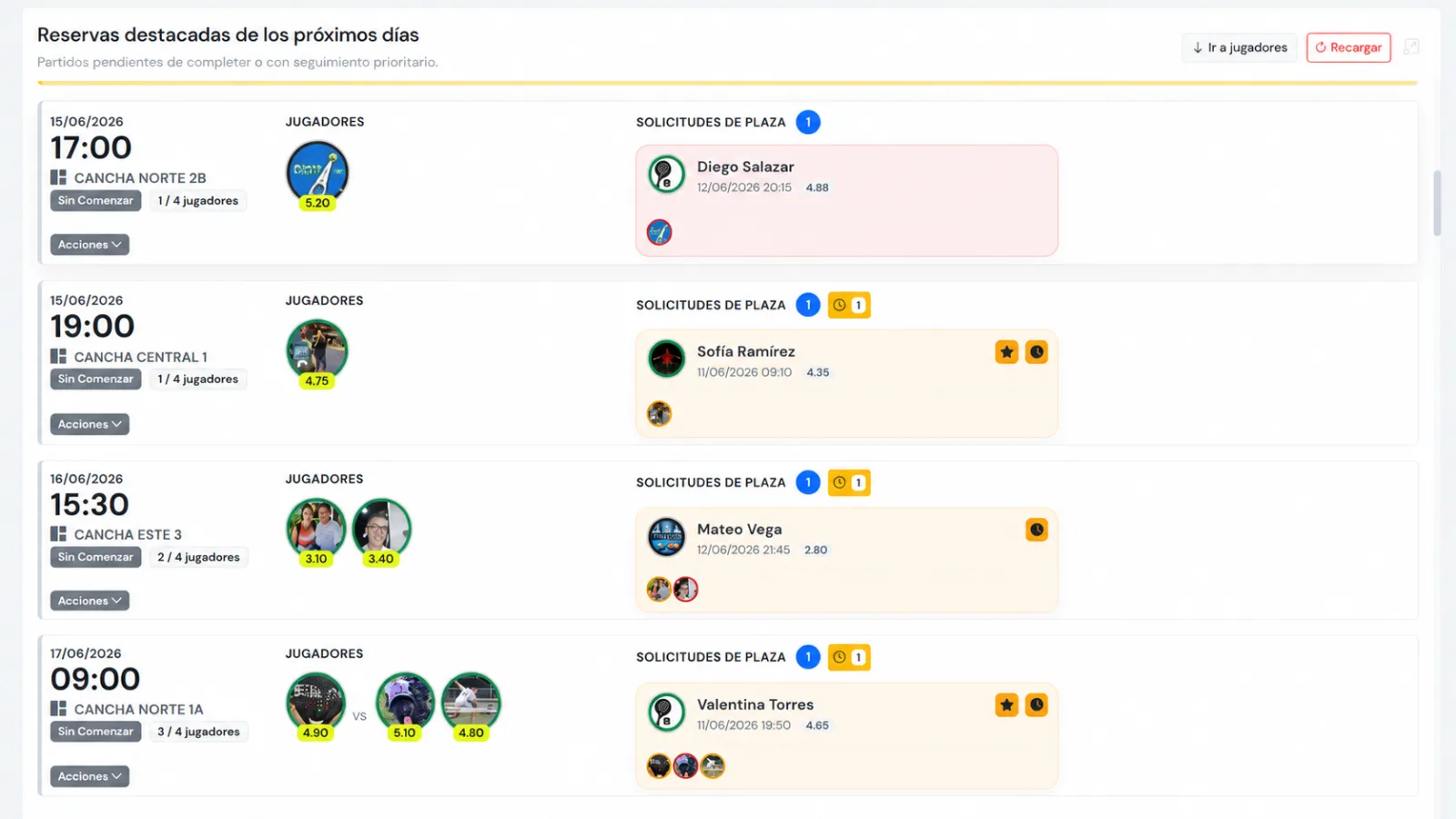 CRM Partidos - 2