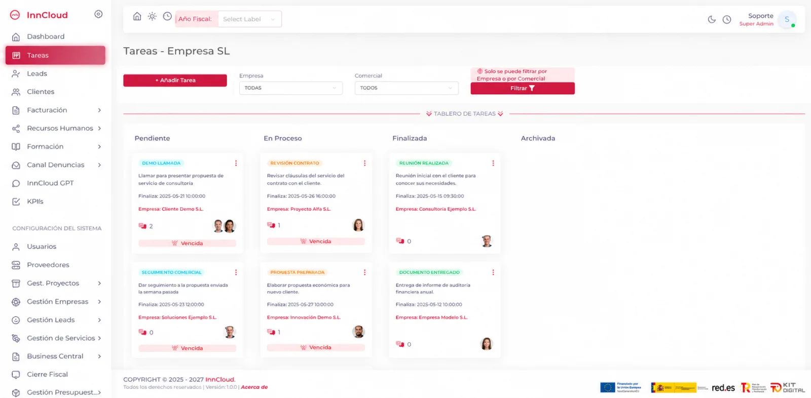 InnCloud – Plataforma de Gestión Empresarial Todo-en-Uno - 2