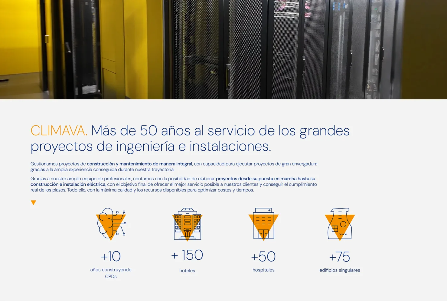 Web corporativa Climava